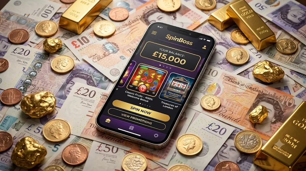 Spinboss mobiele app voor Android en iOS
